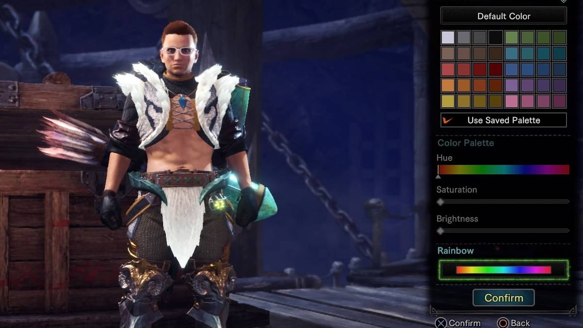 monster hunter world pigment screen