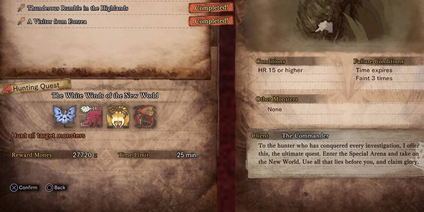 monster hunter world white winds of the new world