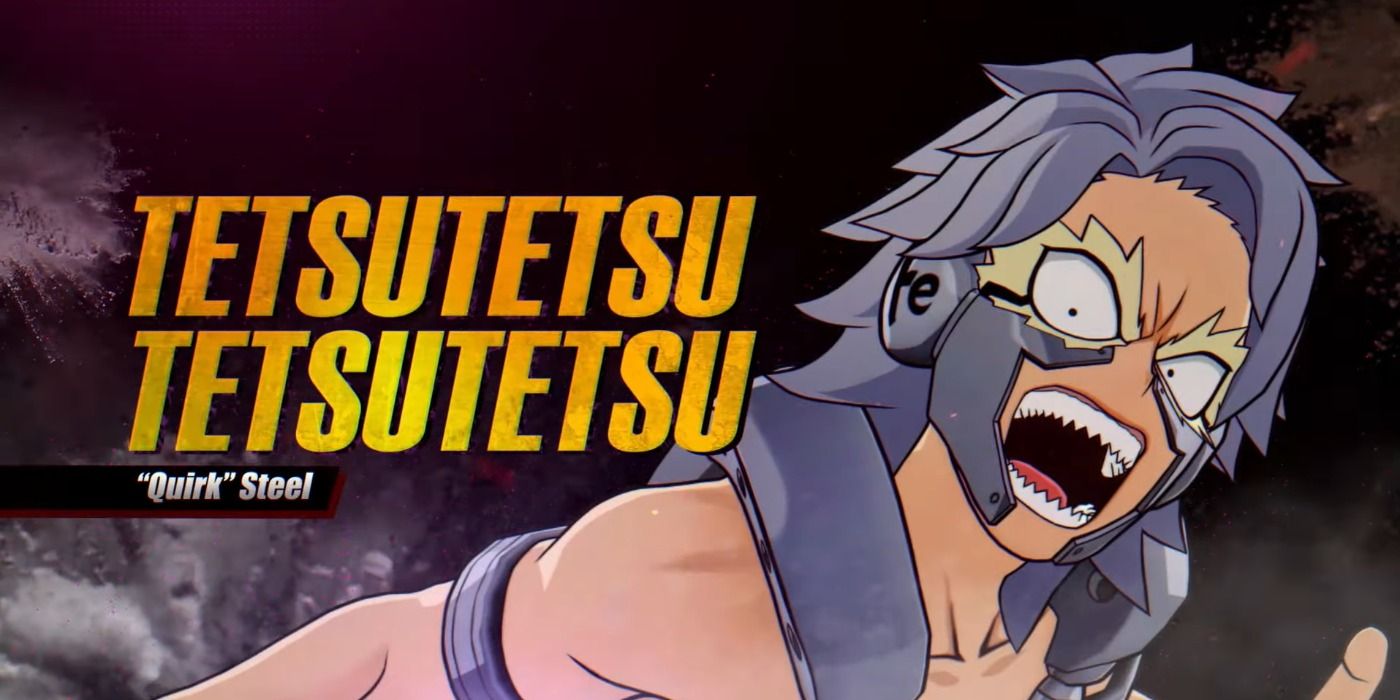 my hero ones justice 2 fourth dlc character tetsutetsu intro screen