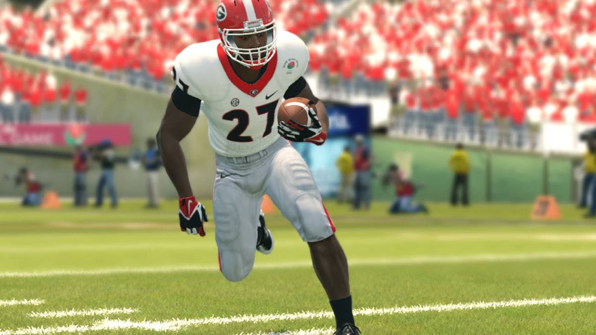 ncaa football 14 screenshot running back