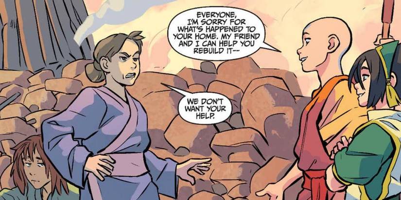 Aaang meets the non benders