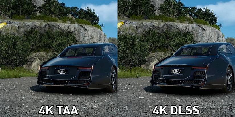 Showing Nvidia's DLSS technology