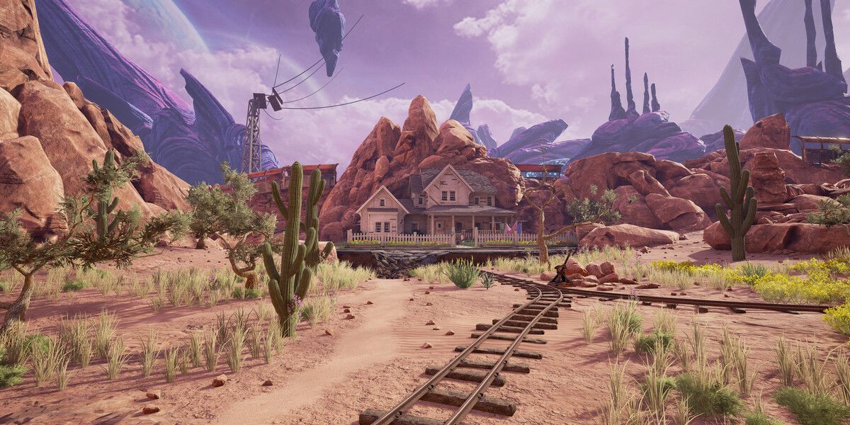 Obduction - house in the distance