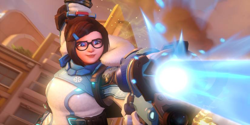 mei firing her weapon in overwatch 2 skin