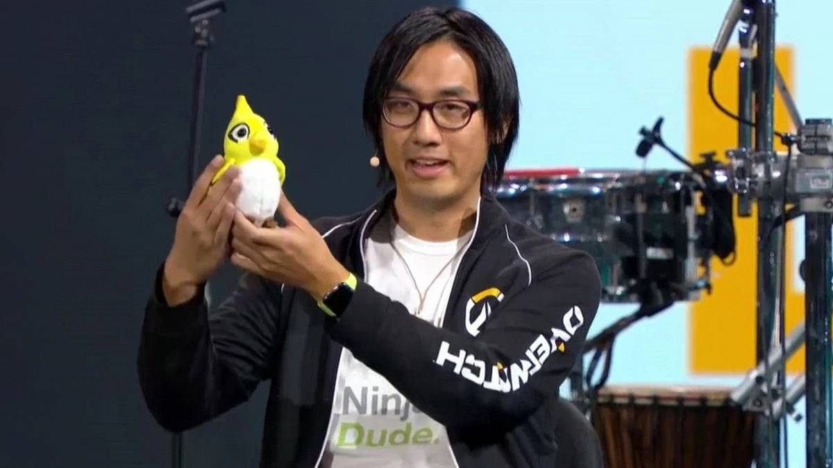 Overwatch lead writer Michael Chu at Blizzcon