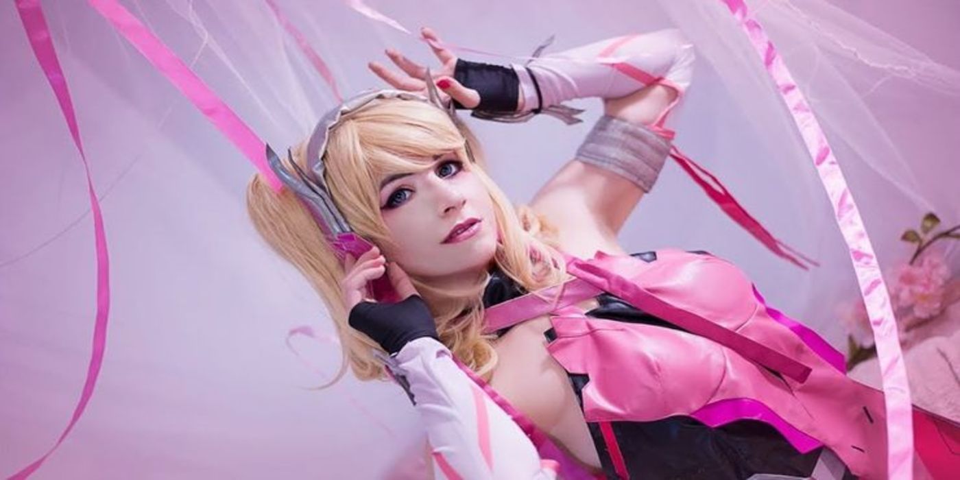 overwatch pink mercy yukeshiro cosplay full size image