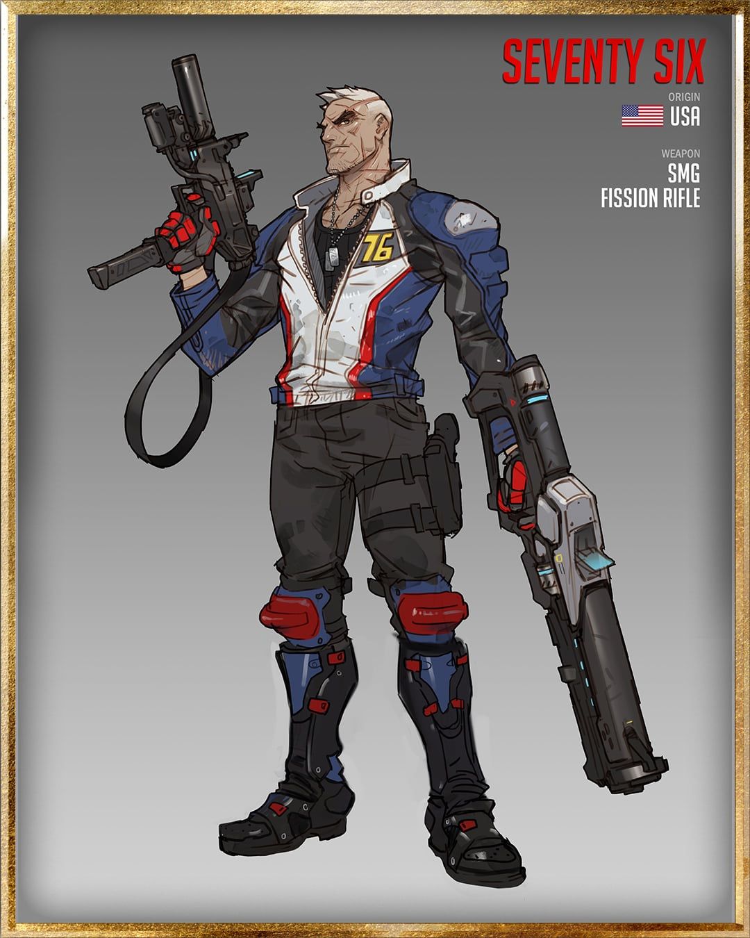 overwatch soldier 76 design