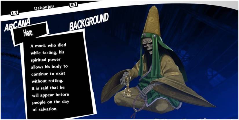 immortal buddhist monk in the hierophant arcana.