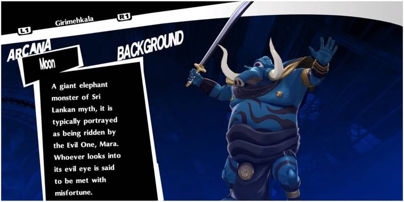 elephant monster from sri lankan myths in the moon arcana.