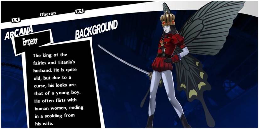 king of the fairies in english folklore in the emperor arcana.