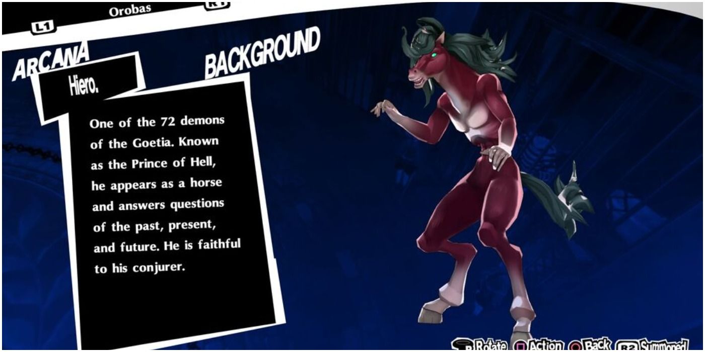 demon from the lesser key of solomon in the hierophant arcana.