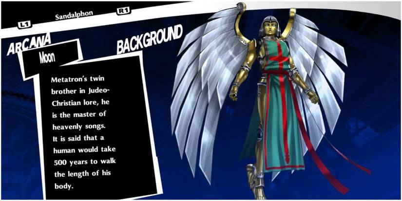 angel from christian mythology in the moon arcana.