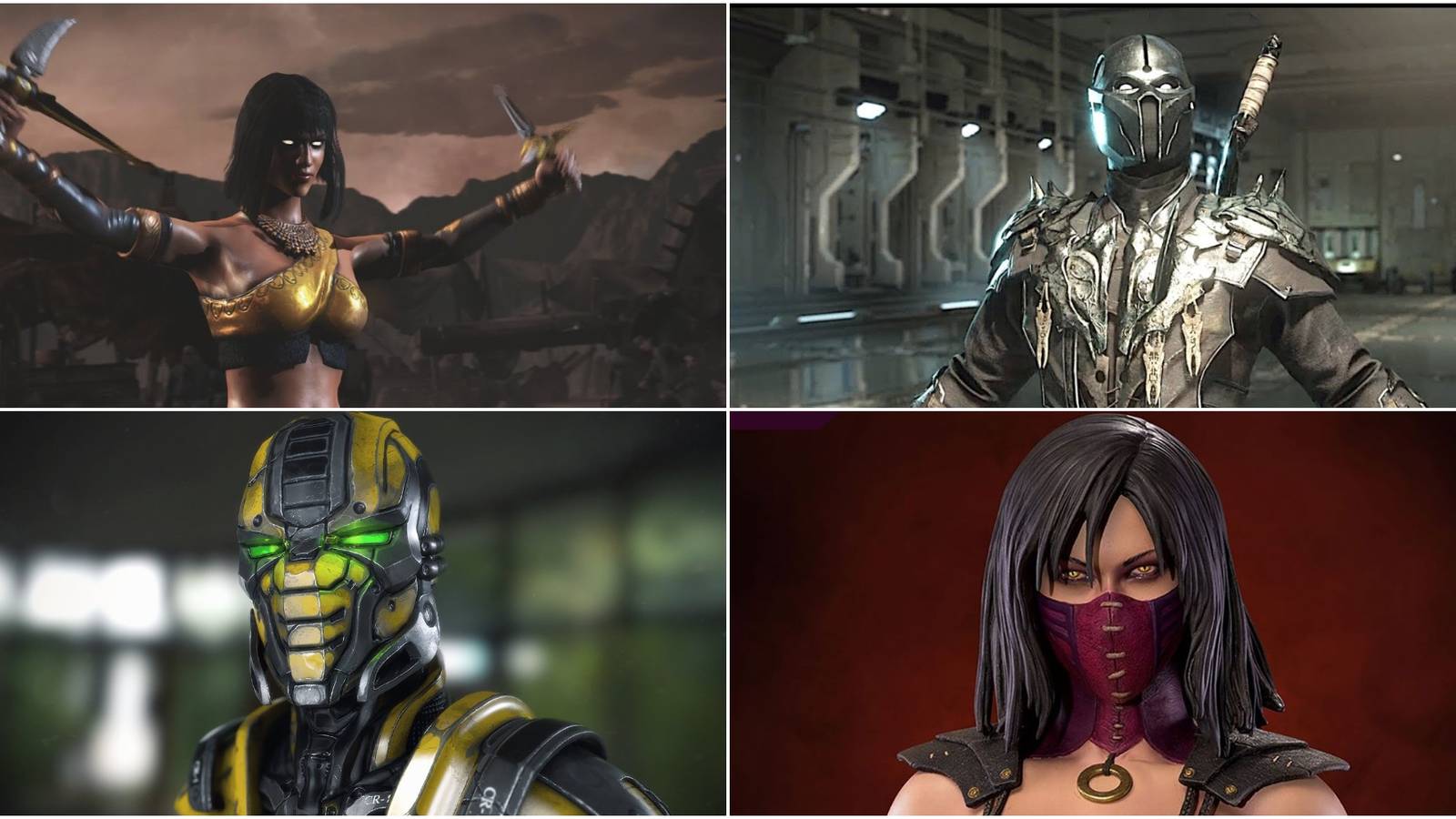 Tanya Noob Saibot Cyrax Mileena Mortal Kombat
