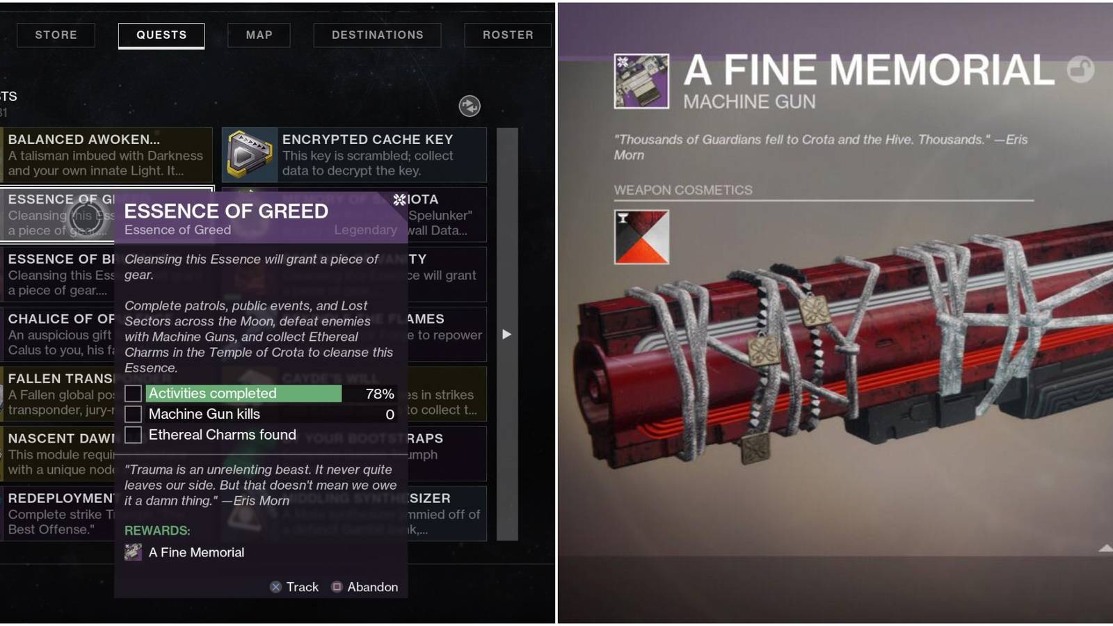 Destiny 2 Where To Find The Essence of Greed