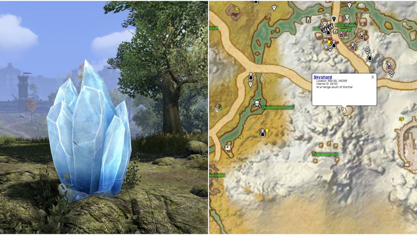 Western Skyrim Skyshards