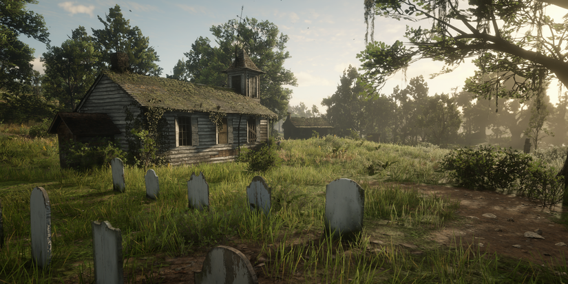 Red Dead Redemption 2 The Remains Of Pleasance Now A Ghost Town