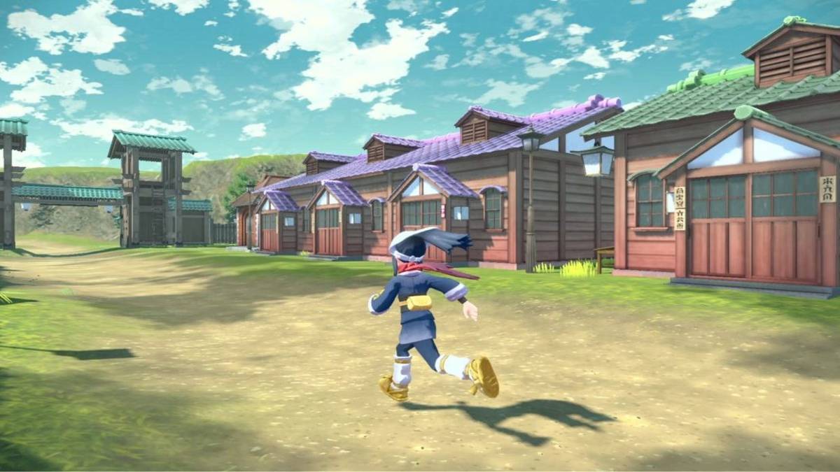 Pokemon Legends: Arceus Town in Sinnoh