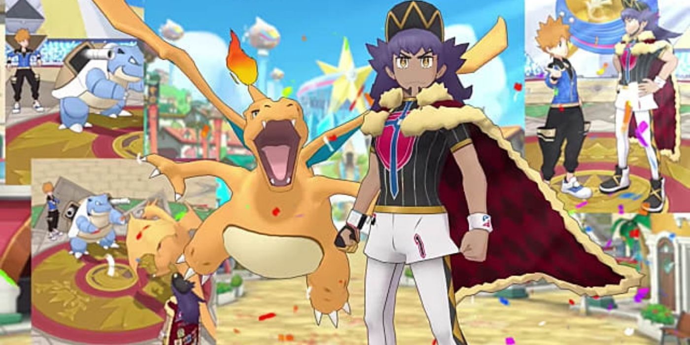 Pokemon Masters EX Introduces Leon and Charizard