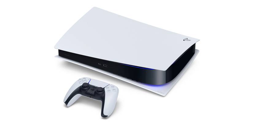 ps5 console white controller white background