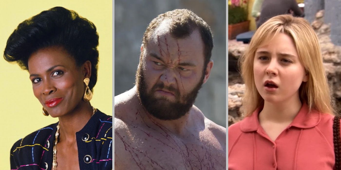 Aunt Viv from the Fresh Prince of Bel-Air, The Mountain from Game of Thrones and Ann Veal from Arrested Development
