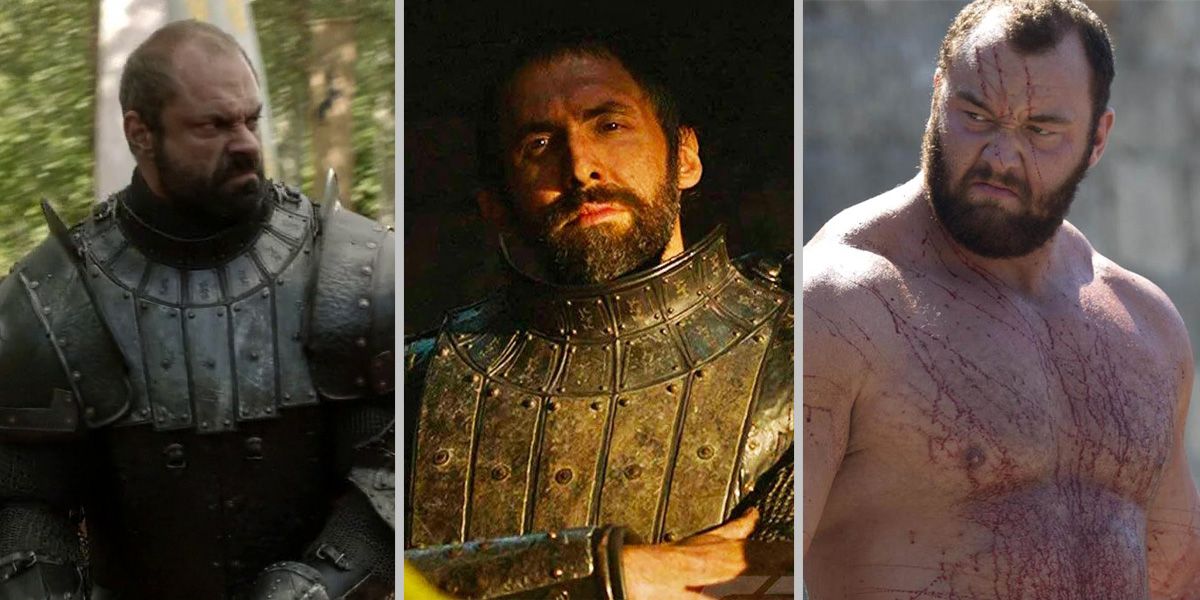 Conan Stevens, Ian Whyte and Hafþór Júlíus Björnsson all played Gregor Clegane (The Mountain) in Game of Thrones