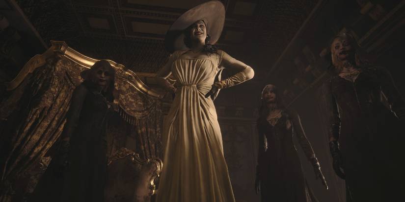 resident evil village lady dimitrescu height comparison