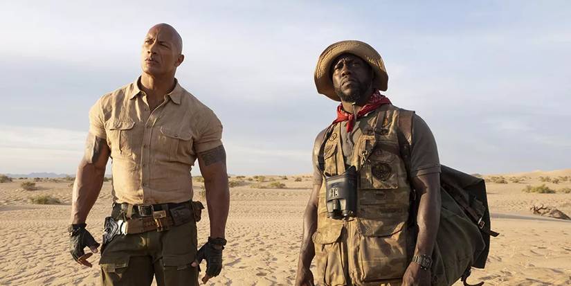 rock, kevin hart Jumanji The Next Level and