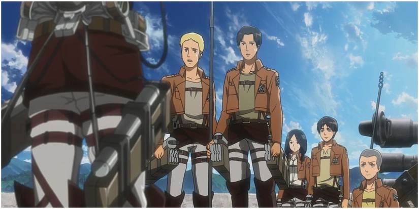 dark haired member of the scout regiment.