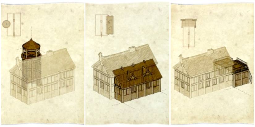 Schematics from Skyrim: Hearthfire