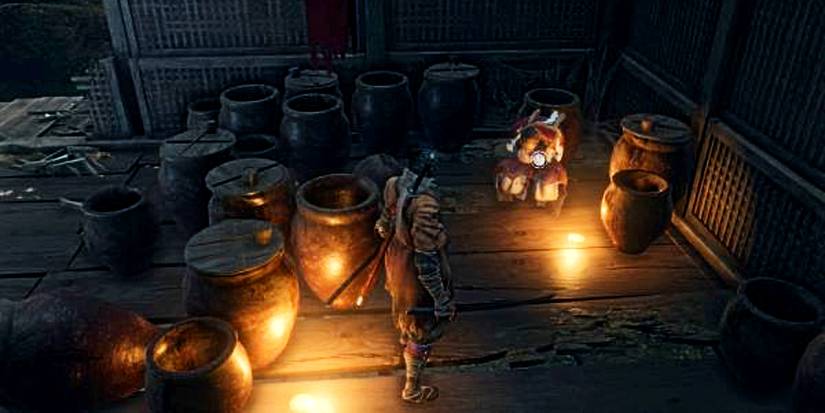 npc that will turn into an enemy that drops treasure carp scales in mibu village.