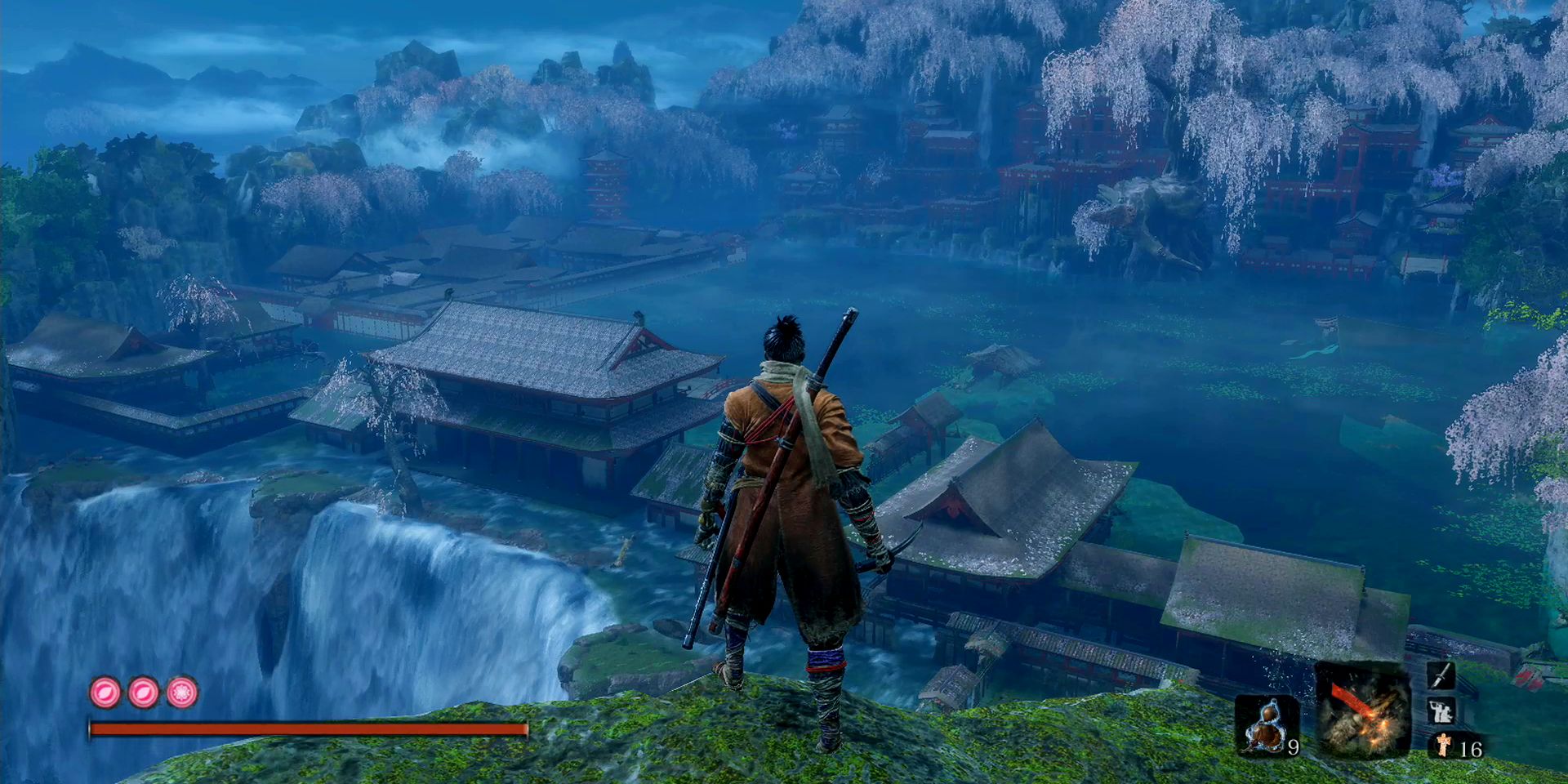 one of the final areas in sekiro and one with the most treasure carp scales.