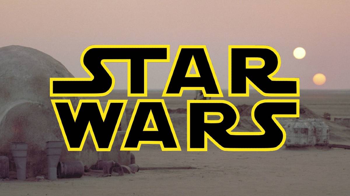 The binary sunset on Tattooine in Star Wars