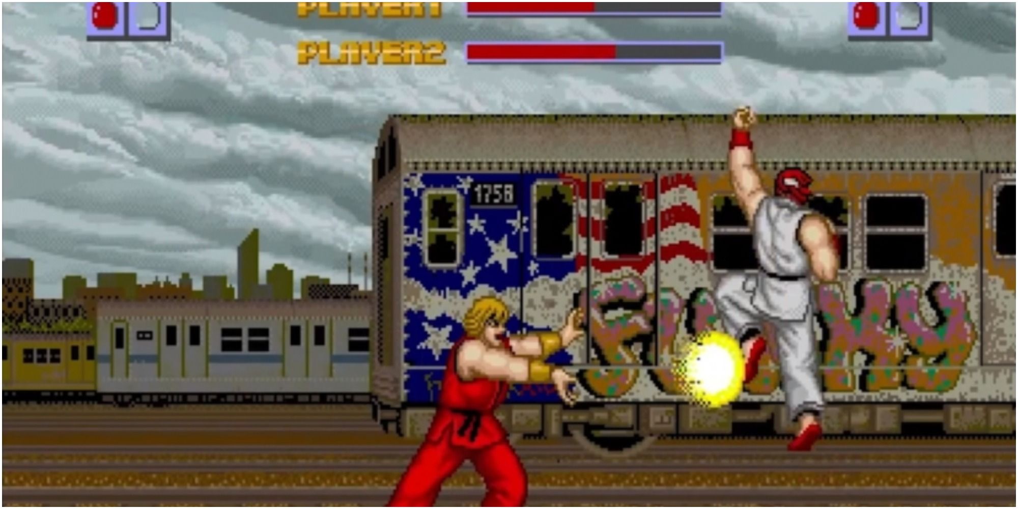 street fighter 1 ryu and ken