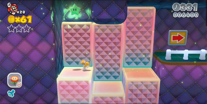 super mario 3d world 2 2 green star1 location