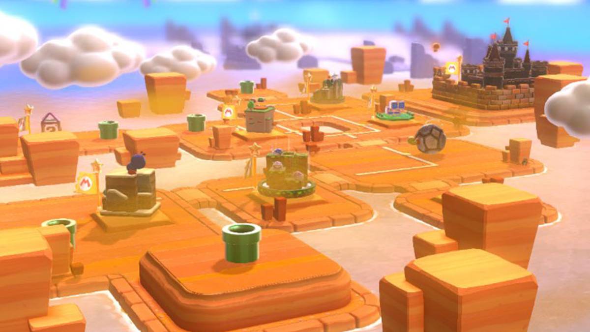 super mario 3d world 4 map