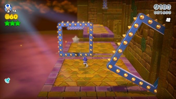 super mario 3d world castle 5 stamp location