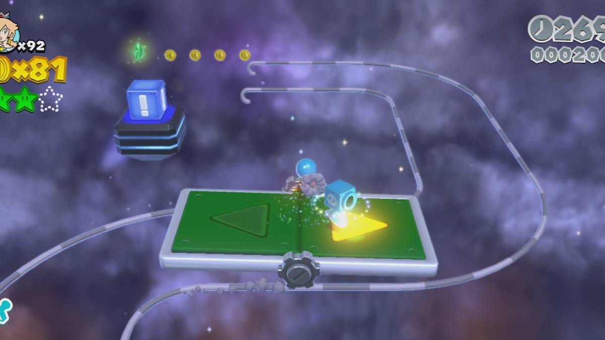 super mario 3d world star 9 green stars stamp