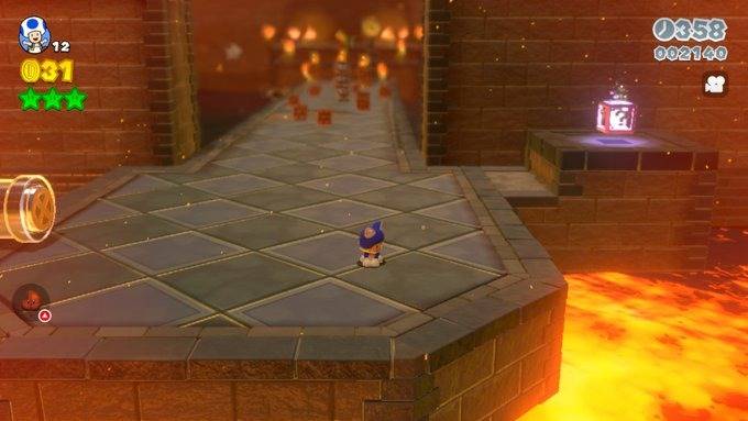 super mario 3d world green star