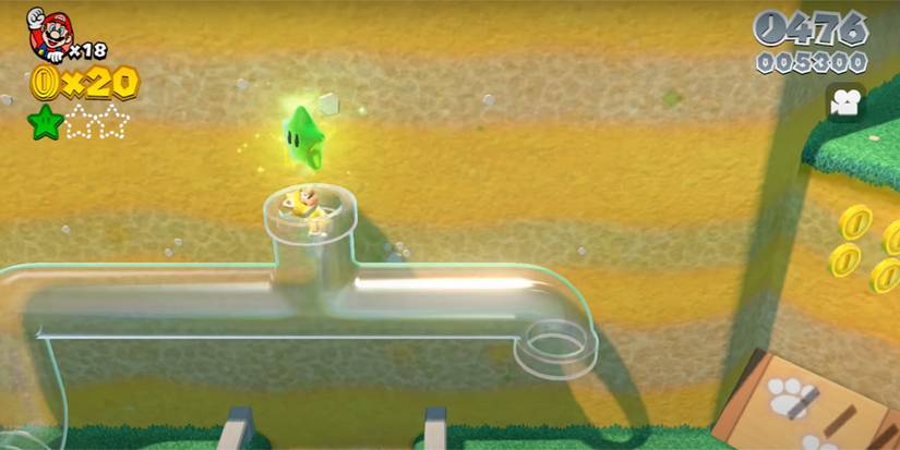 super mario 3d world level 1 1 green star #1