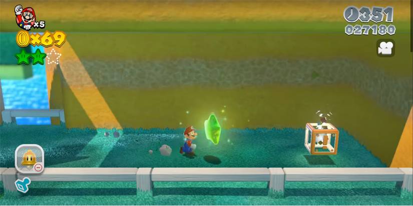 super mario 3d world level 1 1 green star #3