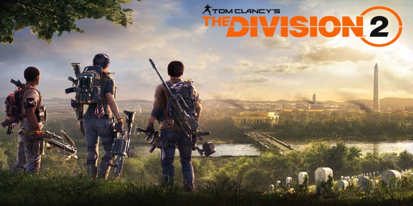 the division 2 title image with three people standing together