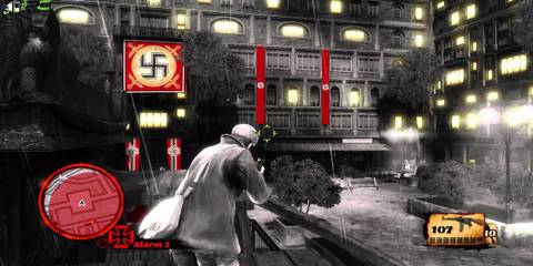 Third_person view of a man aiming