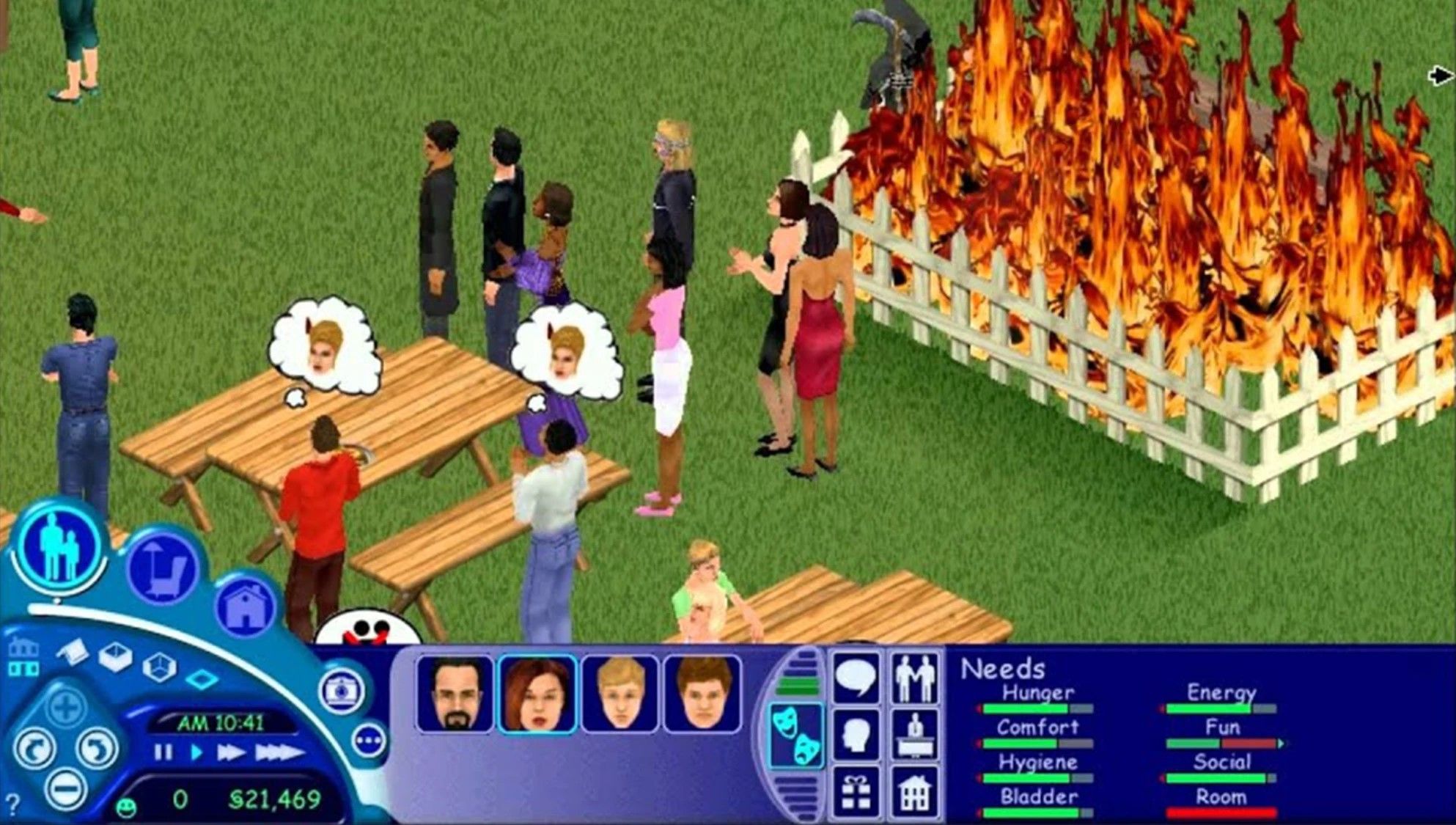 the sims 1 timeline goth
