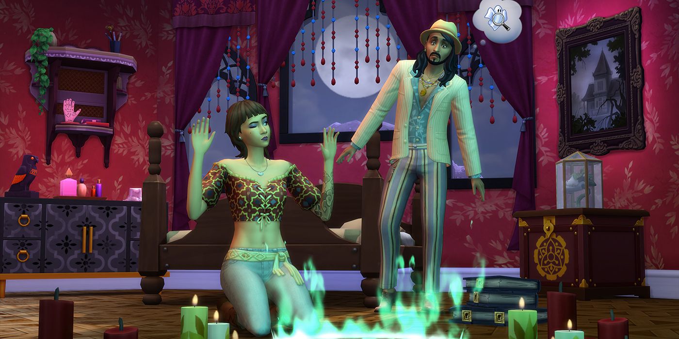 The Sims 4 Паранормальные явления: сеанс со средним уровнем навыков