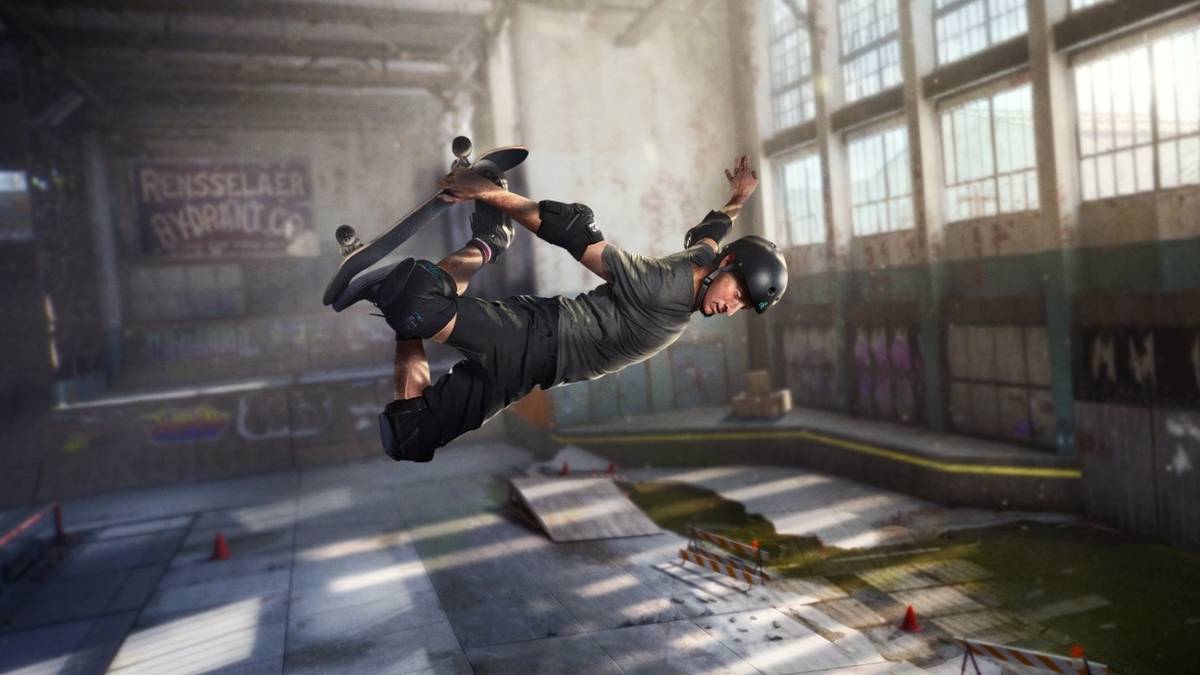 tony hawk pro skater 1 + 2 cover art logoless