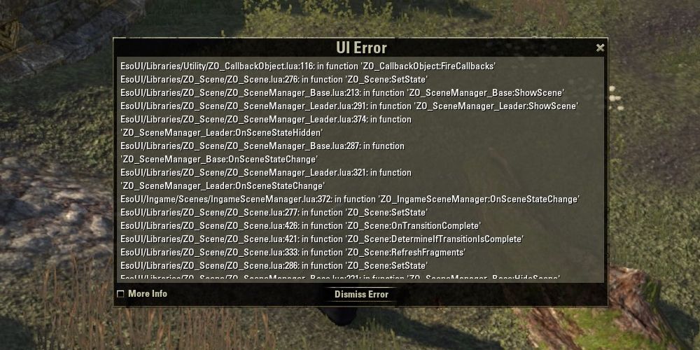 ESO UI Scrying Error