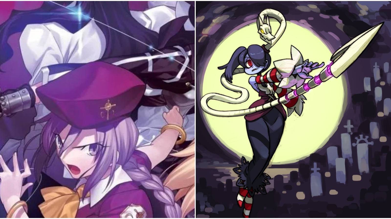 melty blood and skullgirls