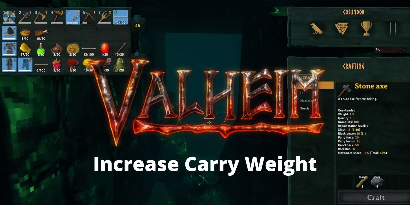how to increase your carry weight in skyrim