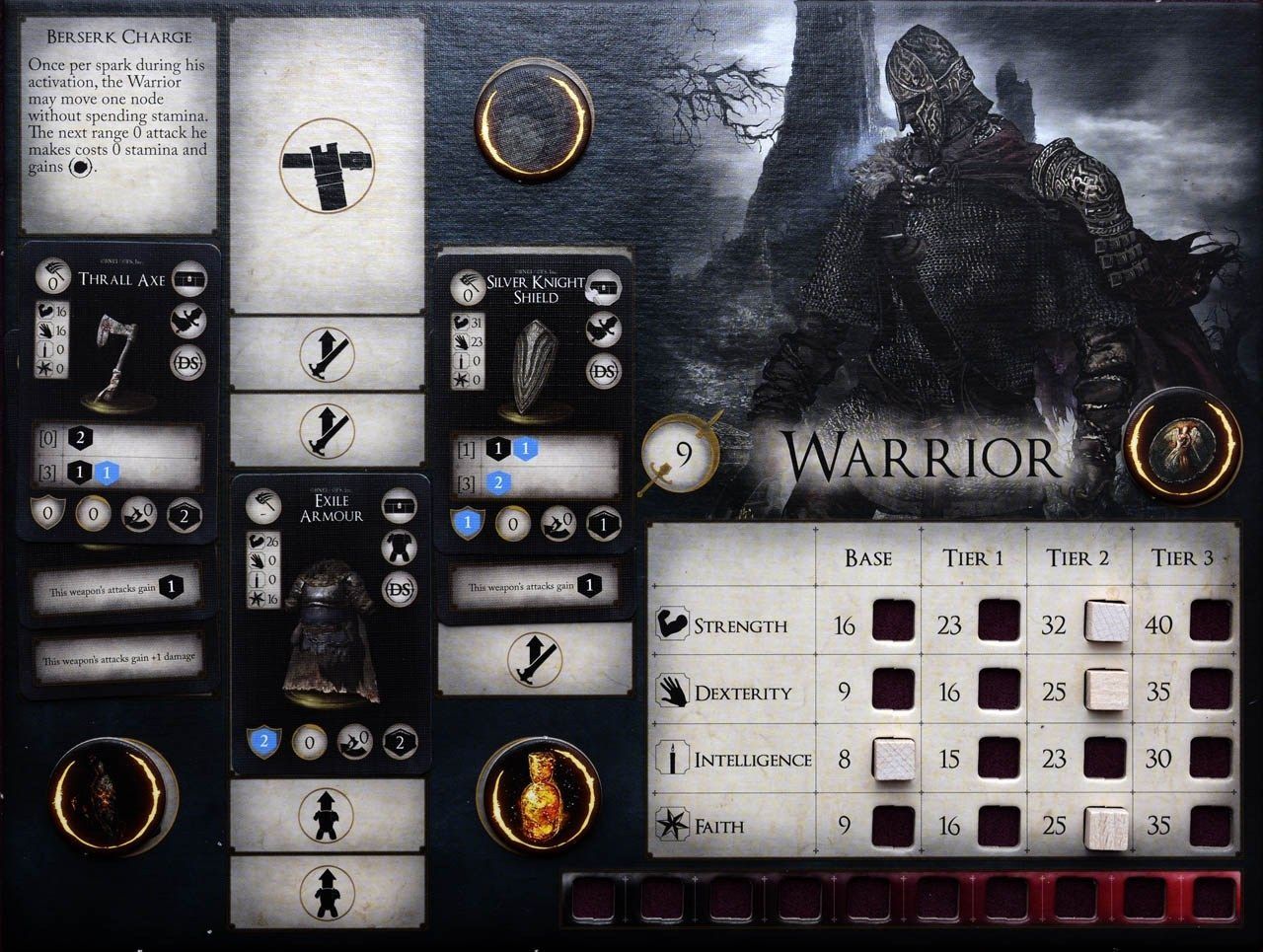 Warrior Stats Dark Souls The Board Game