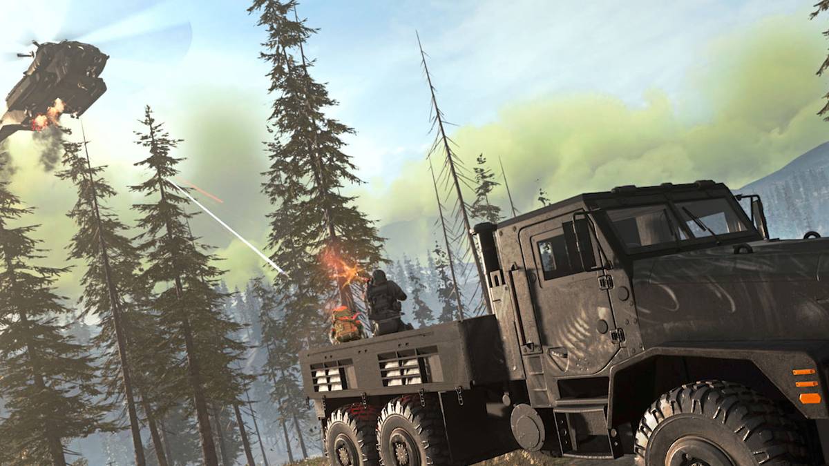 call of duty truck helicopter warzone